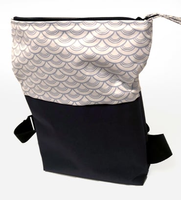 Anja Piffaretti, creative-island.ch, Rucksackdesign, Unikat, Urban Rucksackdesign, Wunschstoff, auf Bestellung