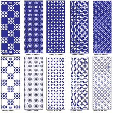 手ぬぐいデザイン　七宝柄