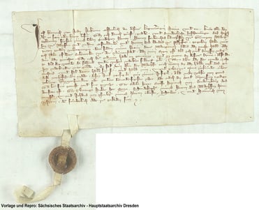 Urkunde vom 09.Oktober.1333