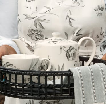 Porzellan Teekanne von GreenGate mit Blumen