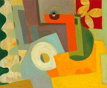 2020 Interieur mit Früchten No. 9