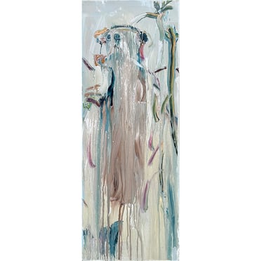 AHMED MANNAN「台のドローイング（犬）」