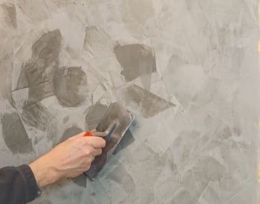 Stucco Fein Fleckspachtelung zweite Lage