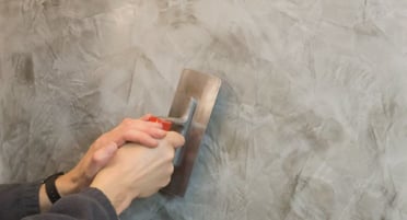 Stucco Fein verpressen