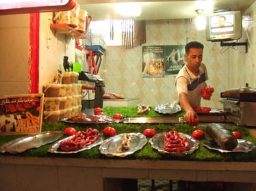 ディスプレイが素敵なｗお肉屋さん♡