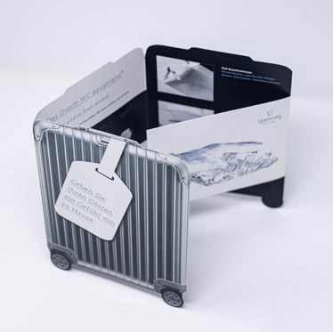 Découpe, procédés d'impression, propriétés haptiques, couleurs des films, papier et carton, dorure à chaud, flyers, gaufrage, revêtement spécial, toucher, pour le salon