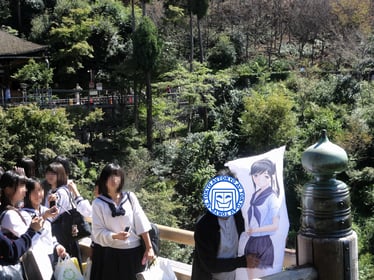 清水の舞台で撮影された歴史的瞬間