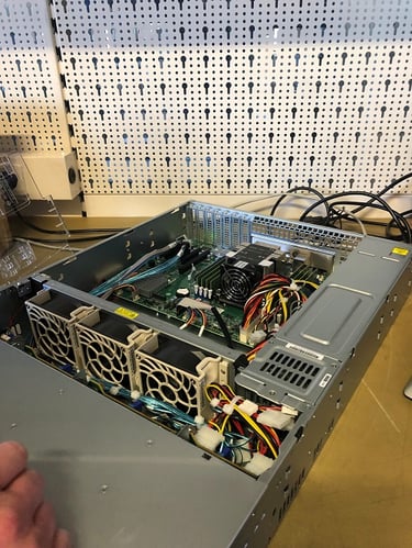 Foto eines Industrie-PCs