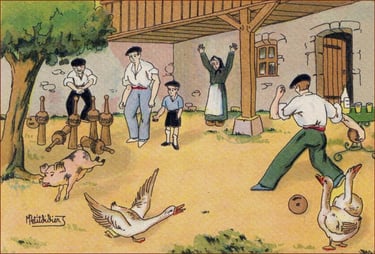 Orthe, landes, aquitaine, peyrehorade, sud ouest, quille, boule, rampeau