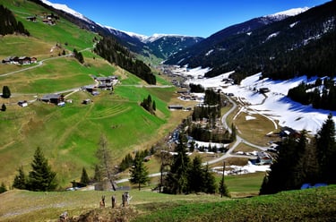 Ausblick Berg-Radl-Weg Innervillgraten