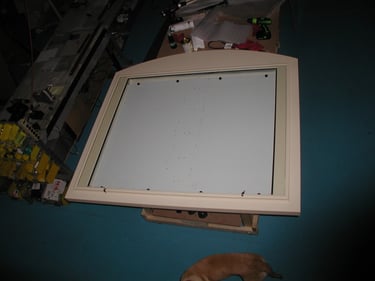 Directory Sign Cabinet - Gas Lift Door Supports