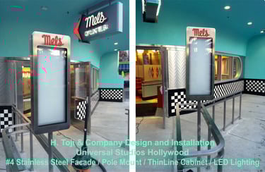 Directory Sign - Stainless Steel - LED Lighting