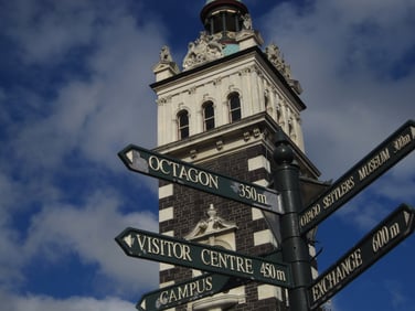 Panneaux de "Dunedin Railway Station"