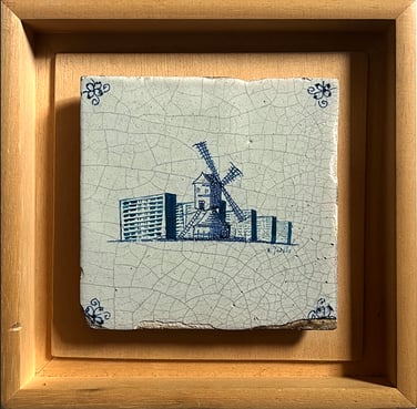 The Windmill. 20x20 cm 