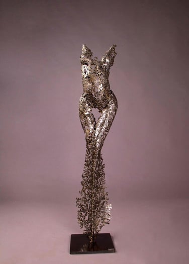 SOLD Julietta  124 x 24 x 20 cm  Female torso