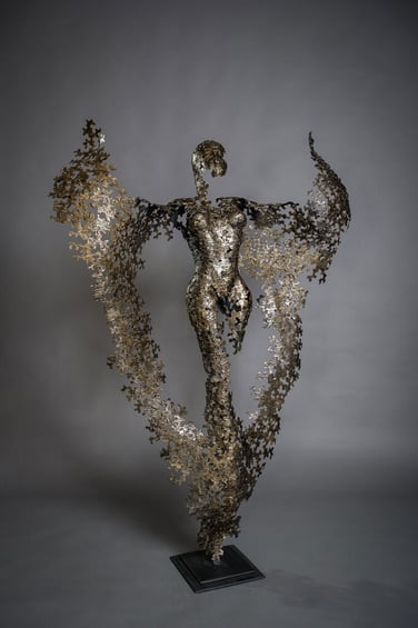 Metal sculpture Nimrod Messeg