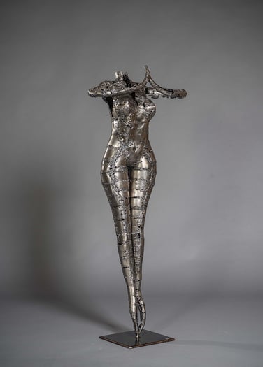 Metal sculpture Nimrod Messeg