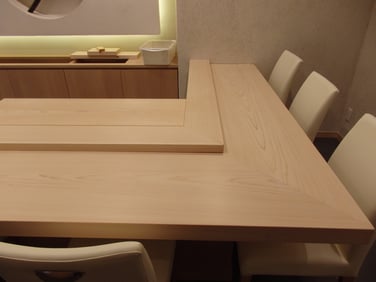 桧カウンターＬ字