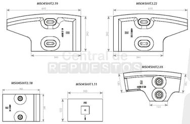 Pala mezcla amasadora MSO 4500