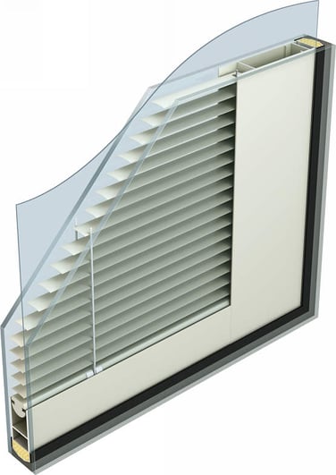 ブラインド入りLOW-E複層ガラス