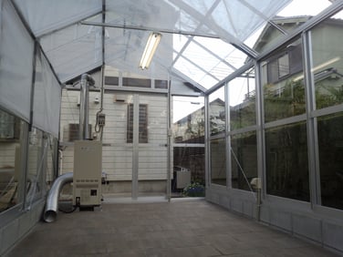 温室新築工事＠奈良県北葛城郡広陵町