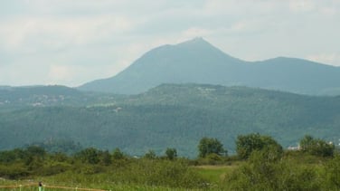 Le puy de Dôme vue de Gergovie