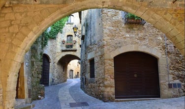 Porte à la Plazza Major