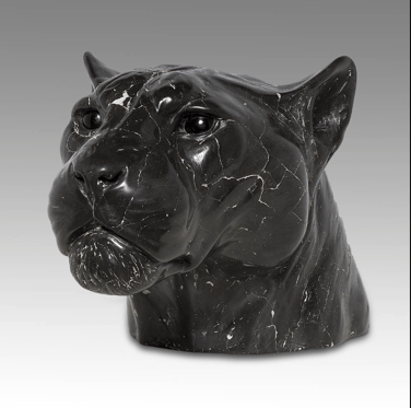 Panther head marble composite