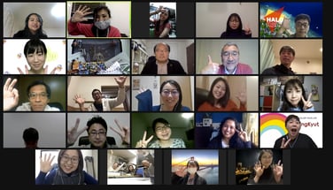 8周年の活動報告会の様子（2020年）