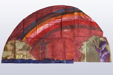 "Hoffnung", 132 cm x 71 cm