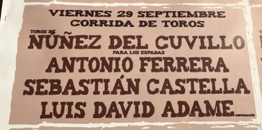 Antonio Ferrera remplacé par Paco Ureña