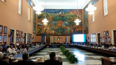 Der ETU Kongress fand in den Räumlichkeiten des Nationalen Olympischen Komitees Italiens (CONI) statt.