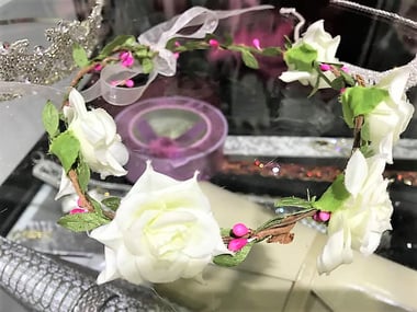 お花の髪飾り、個人的には私好きです！