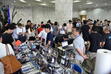 特設会場でのNewArt展示即売会の模様(※昨年の写真です)