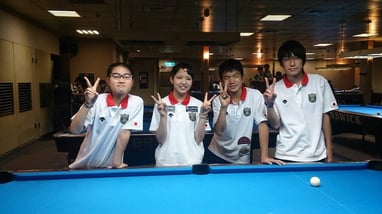 日本勢左から、奥田、平口、神箸、佐々木