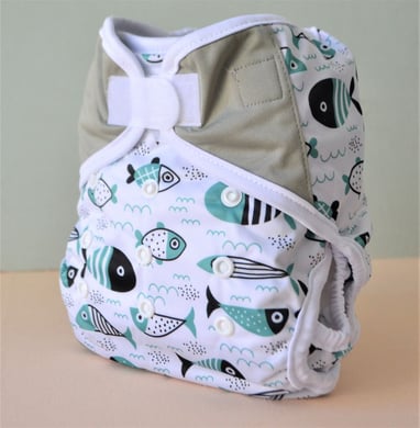 couche lavable bi best mopetitou te2 ecomome : face extérieure