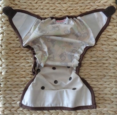 culotte de protection pour couches lavables en PUL imperméable Blueberry