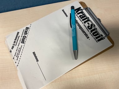 kraft-stoff bremen aenderungsservice annahmezettel