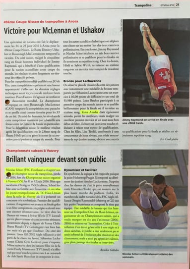 Magazine GymLife de juillet-août 2016