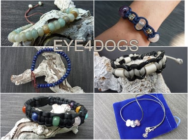 Armbanden met em-x kralen en edelstenen