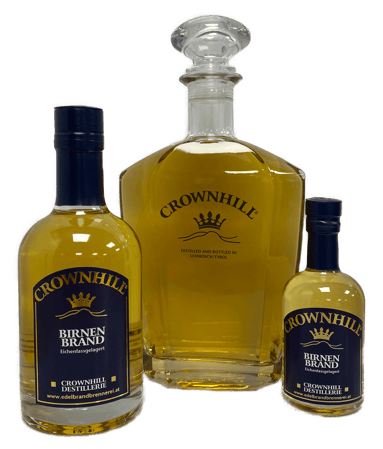 Edelbrand schnaps  Crownhill Destillerie birnenschnaps