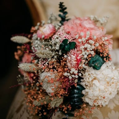 Ramos de novia de flores preservadas