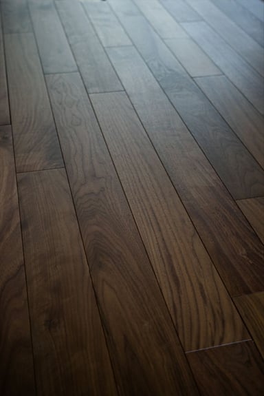 ウォールナット フローリング 幅細 乱尺 斜め 床 アンドウッド andwood 2