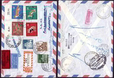 München-Frankfurt (Main) / Bahnpost ZUG 00348