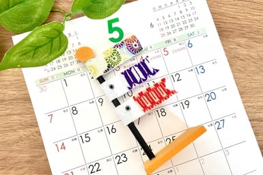 5月のカレンダーのイメージ