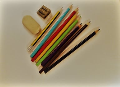 Matériel nécessaire à la passation du test du dessin du bonhomme. Blog psychologue clinicienne