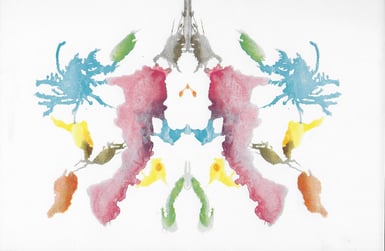 La planche 10 du test projectif du Rorschach.