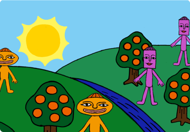 オレンジの木の下で  消極的平和・積極的平和