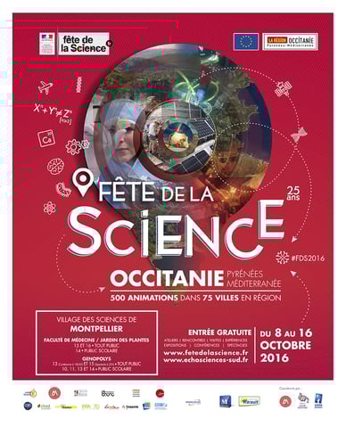 Fete de la science 2017 en occitanie, les évènements sur Montpellier
