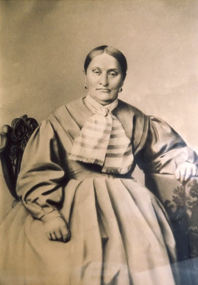 Katharina Baumann (Foto eines Gemäldes im alten Hauptbüro)